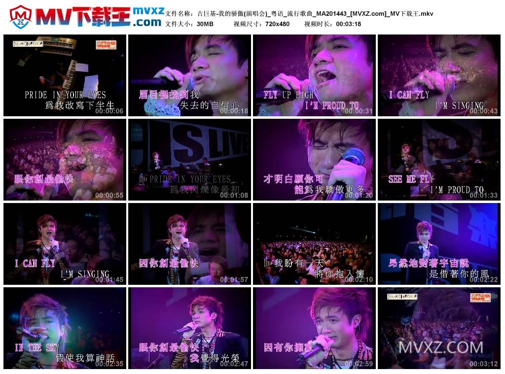 古巨基-我的骄傲(演唱会)_粤语_流行歌曲_MA201443